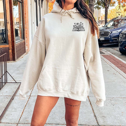Easily Distracted by Dragons and Books Hoodie