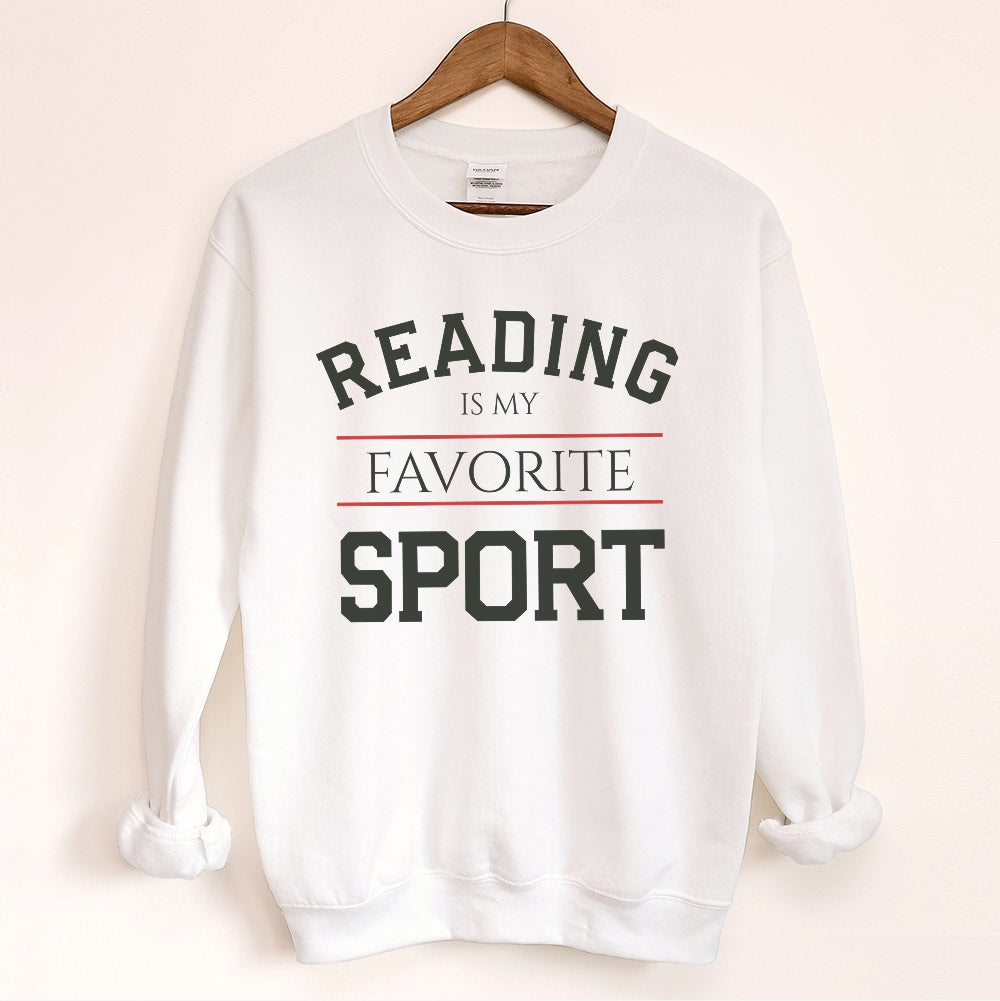 Reading is My Favorite Sport Sweatshirt