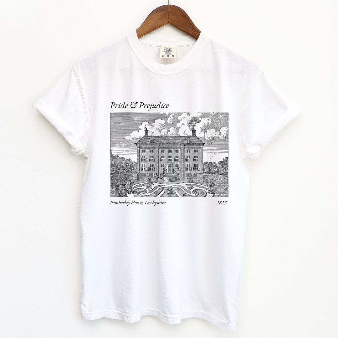 Graphic Pemberley House Pride and Prejudice Shirt