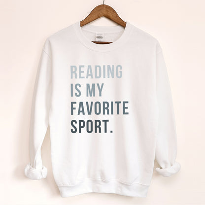 Reading is My Favorite Sport Sweatshirt