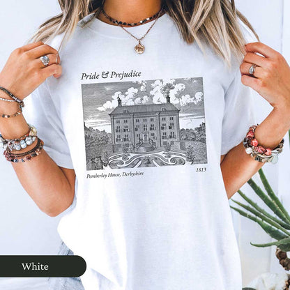Graphic Pemberley House Pride and Prejudice Shirt