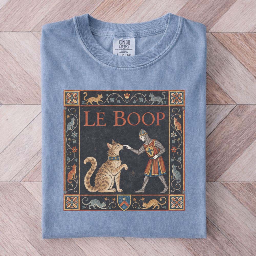 Le Boop Medieval Cat T-Shirt
