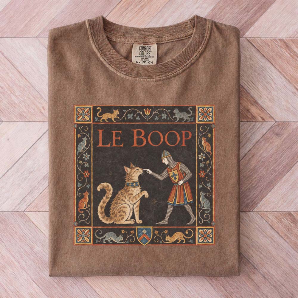 Le Boop Medieval Cat T-Shirt