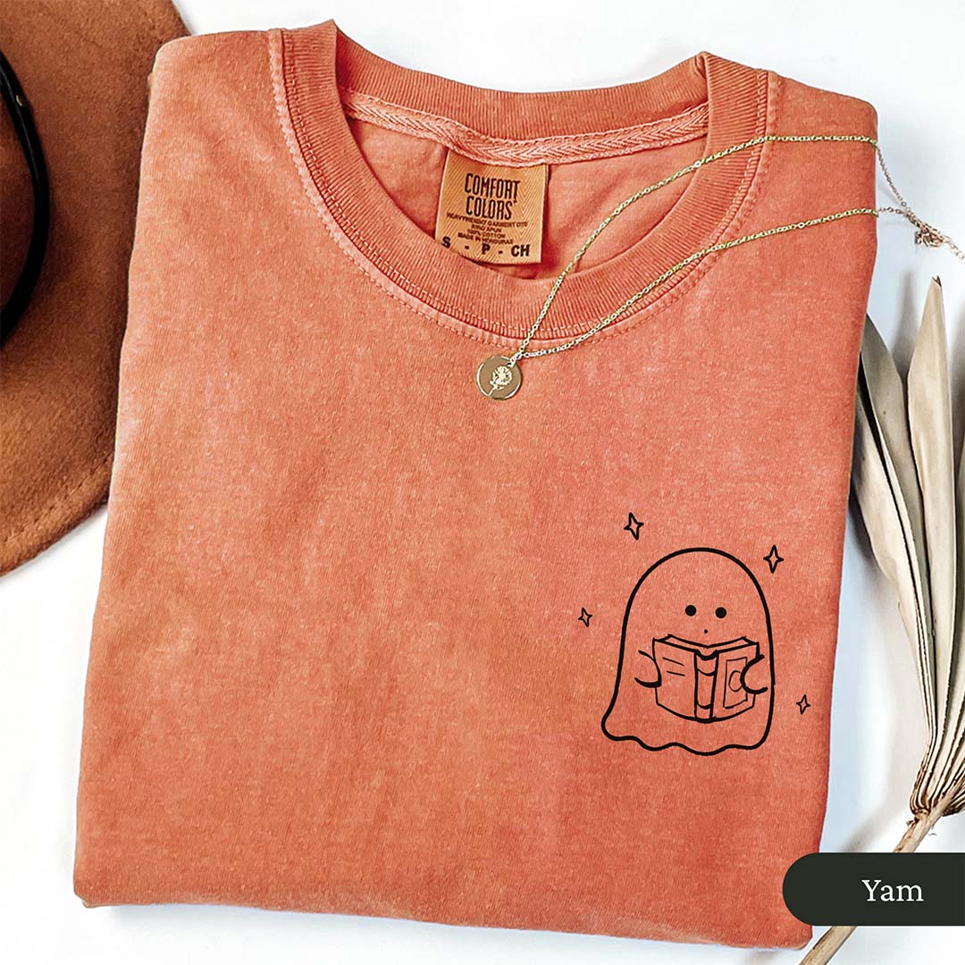 Minimalist Bookish Ghost Shirt