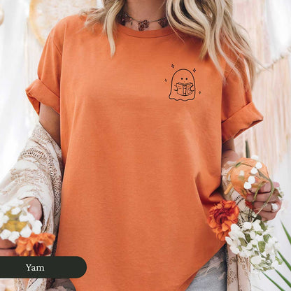 Minimalist Bookish Ghost Shirt